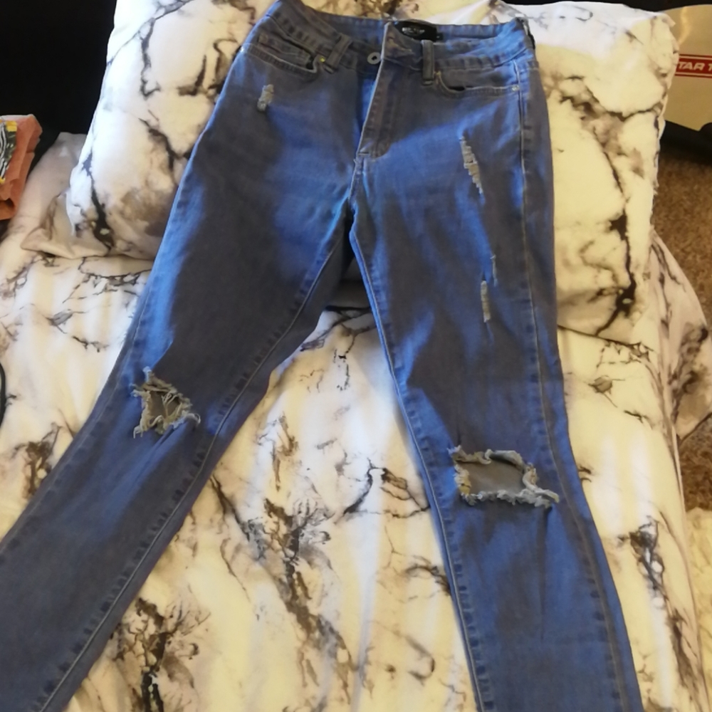 Mid-rise skinny fit jeans